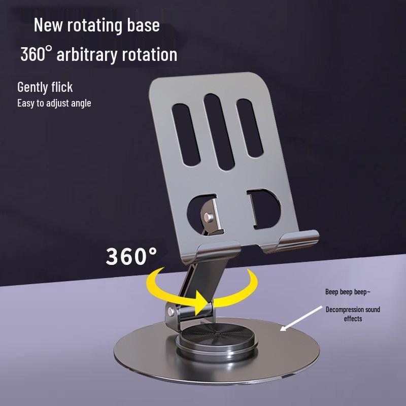 All-Metal Rotatable Foldable Cooling Stand for Streaming and Online Classes