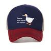 Sudadera Hombre Peace Was Never An Option Goose Men Hat Unisex Untitled Goose Games Funny  Adventure Casual Baseball Cap Hats