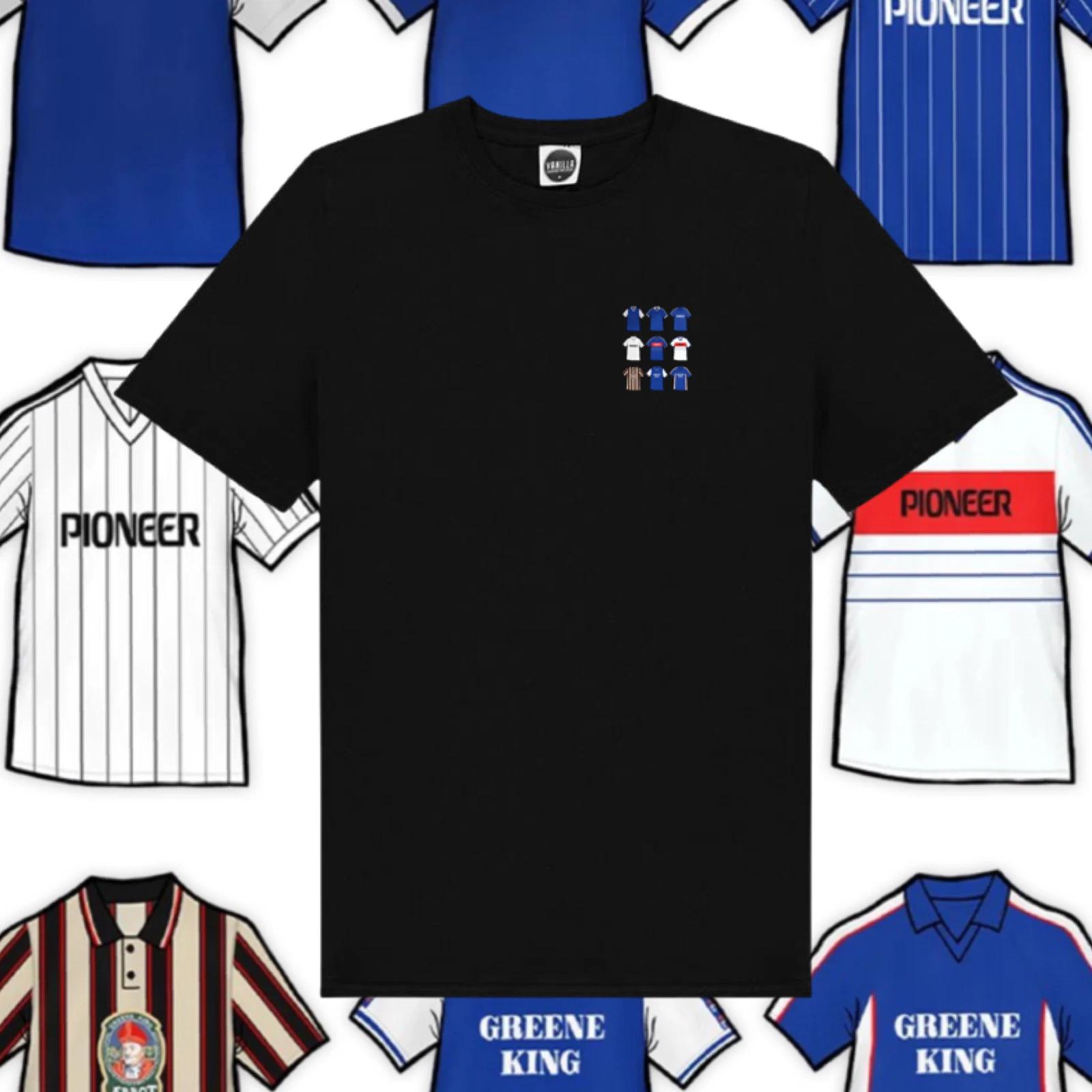 Ipswich Town FC T-Shirt. Shirts Of The Past Shirt Style Shirt Fan Art L