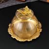 Metal Plate Acrylic Cover Cake Stand Pastry Plate Dessert Plate Dim Sum Dish Fruit Bowl Bread Plates Display Tray Snack Plates