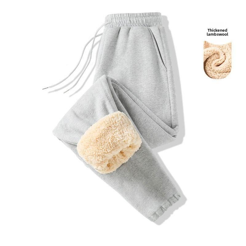 Winter Fleece Lined Womens Casual Joggers With Drawstring For Warmth And Comfort