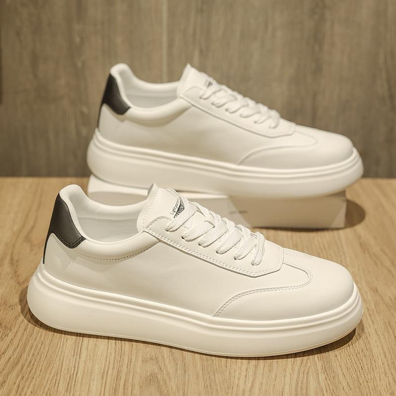 Fashion Outdoor Men Casual Shoes 2025 New Arrival Classic Mens Sneakers Lace-up Walking Shoes Leather Mens Comfortable Driving Flats