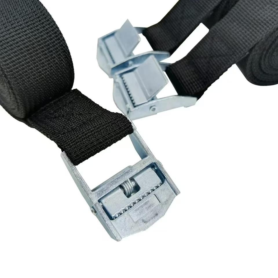 3 Pieces of1M Buckle Fastening Straps for Cars, Motorcycles, Bicycles, Metal Buckles, Trailer Ropes, Strong Luggage Straps