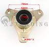 17mm  M8*3 Stud Wheel Hub For 49cc 50cc 168F 200 Go Kart 16X8-7 145/70-6 Rim Tire Electric Karting Buggy ATV Scooter Quad Bike