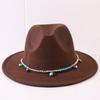 Popular European and American classic simple flat-brimmed top hat men's and women's fashionable and elegant versatile jazz hat top hat