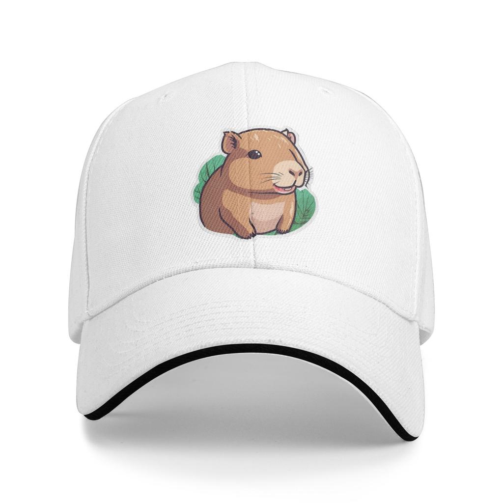 Capybara Casual Baseball Cap Summer  Trucker Hat Sun Outdoor Gym Snapback Cap Unisex Men Fashion Baseball Caps