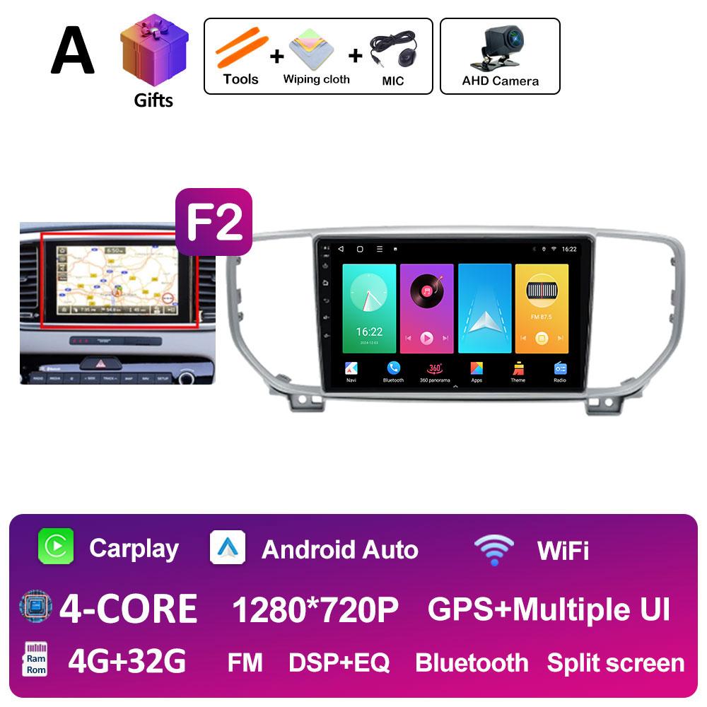 Intelligent System DSP Stereo For KIA Sportage 4 QL 2019 2020 2021 Multimedia Player Navigation GPS Cooling Fan WIFI Auto Tools