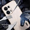 Universal OPPO FindX9 Phone Case: Electroplated Leather Texture with Gold Wire Pattern for Reno14F/Realme15/A6 Protection.