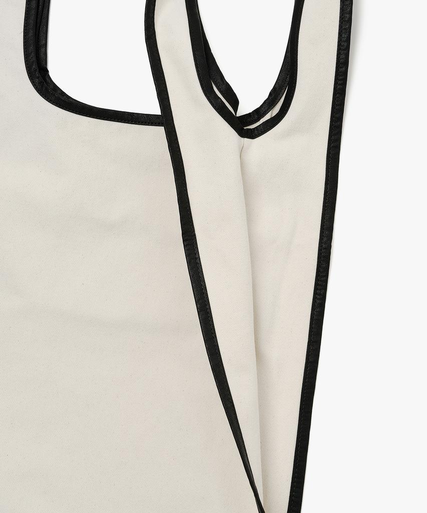 Plac Women Leather Trim Canvas Shoulder Bag