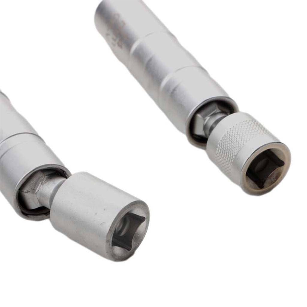 Socket Wrench Magnetic 12 Angle Repairing Removal Tool Thin Wall 3/8" Magnetic Drive Sockets for 14/16mm Spark Plug Removal Tool