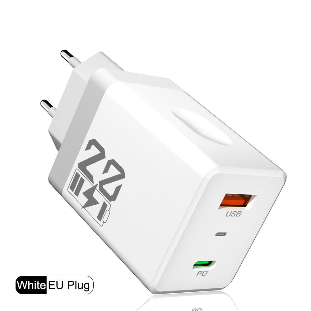 

Dual USB Charger 2.4A - Compatible with US, EU, KR, UK Outlets
