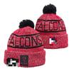 NFL Team Style Knit Beanie Winter Warm Embroidered Fleece Lined Hat Men Women