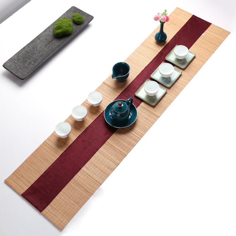 Față de masă vintage din bambus chinezesc