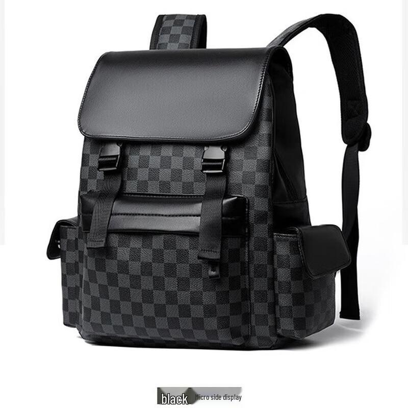 Li Shen Men's Casual Pattern Backpack
