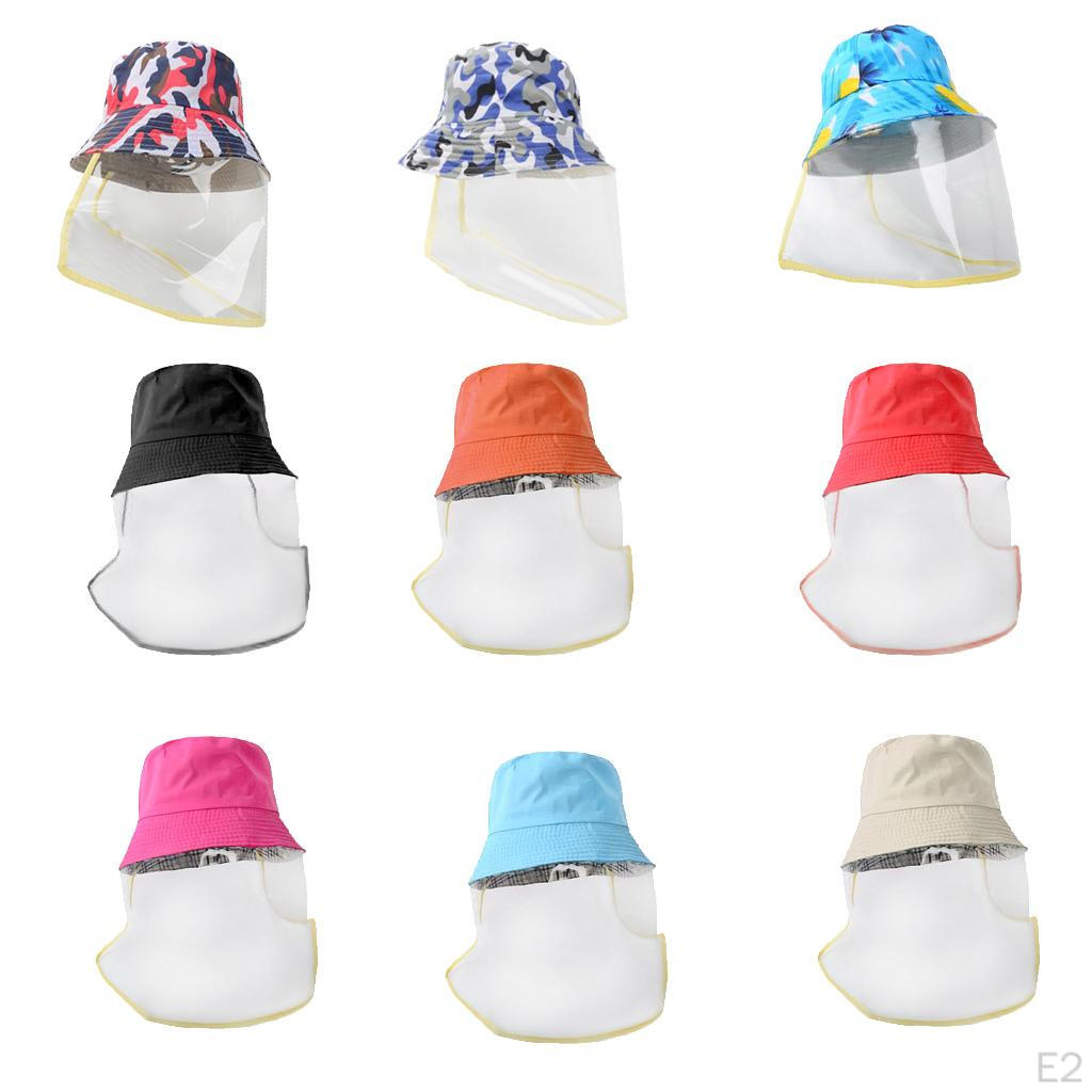 Bucket Hat Windproof Sun Protection Outdoor Fishing Boonie Black
