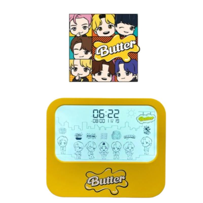BTS TinyTAN Butter Wecker – Animierte K-POP Sammler-Tischuhr
