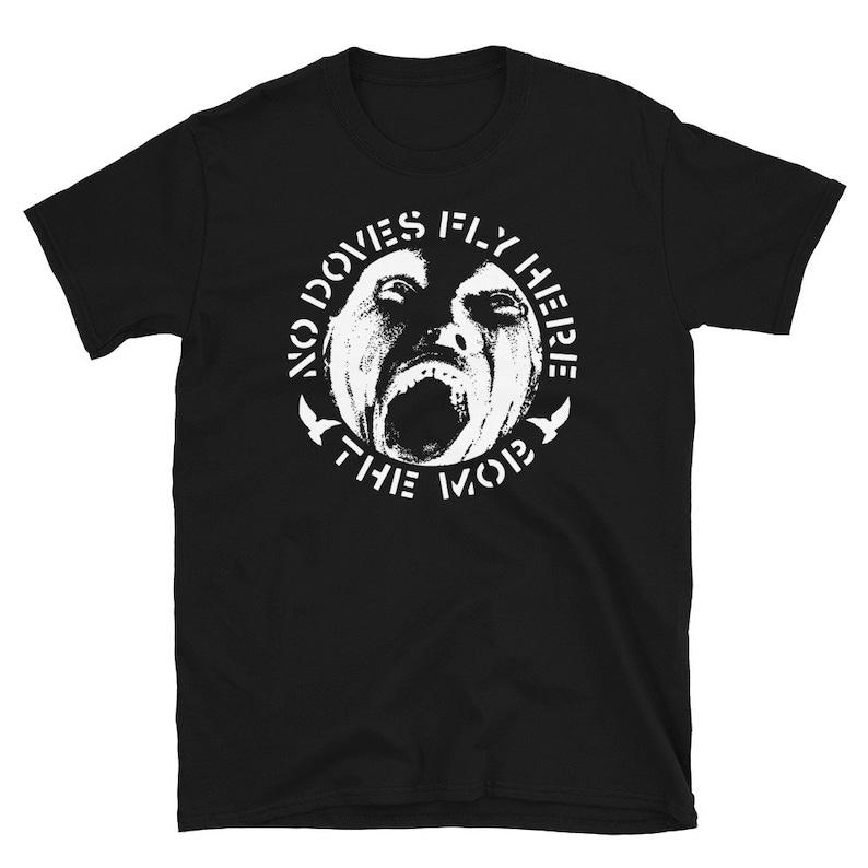 

230 Gsm 100% Cotton The Mob No Doves Fly Here Shirt XXS чорний