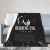 Residents Evils 9  Print Blanket For Men Women Super Soft Cozy Games Throw Blankets for Living Room 50x60 Inches Multiple Sizes