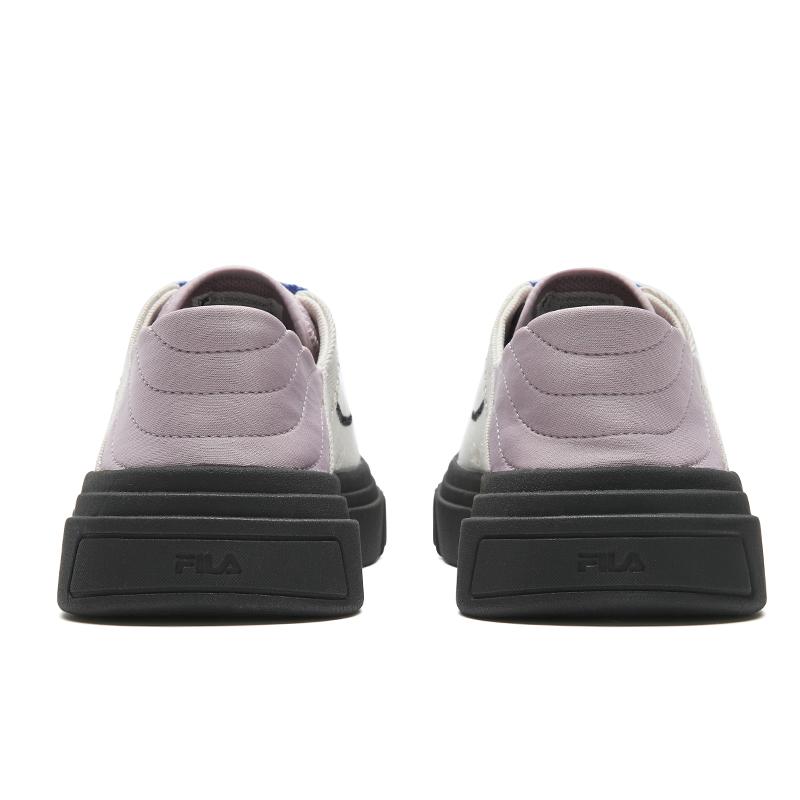 FILA MILANO Breathable Lightweight Low top Canvas Shoes Women's Streptopelia Yellow/Light Purple F12W622309FTL