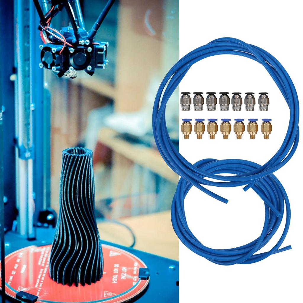 3D Printer PTFE Tube PC4‑M6 PC4‑M10 Pneumatic Connectors for Creality Ender 3
