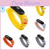 Disney Pokemon Pikachu Kids Led Watch Touch Screen Silicone Strap Waterproof School Gift