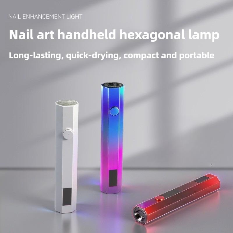 Mini Portable UV Light Cure Nails Lamp for Gel Nails for Gel Polish Manicure for Fast Curing USB Rechargeabl Nail Dryer Tools