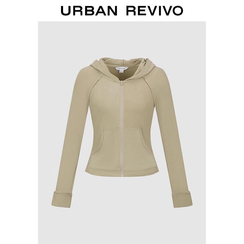 

Женская повседневная короткая куртка с капюшоном UR Осень 2025 XL