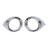 Pair of Fog Light Bezel Driver and Passenger Side ABS Chrome Long Lifespan 81481 33040 Replacement for ES350 ES300h