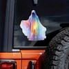 Rainbow Ghost Car Stickers Waterproof Vinyl Decals Auto Body Window Bumper Decor Motorcycle Helmet Stickers TM196