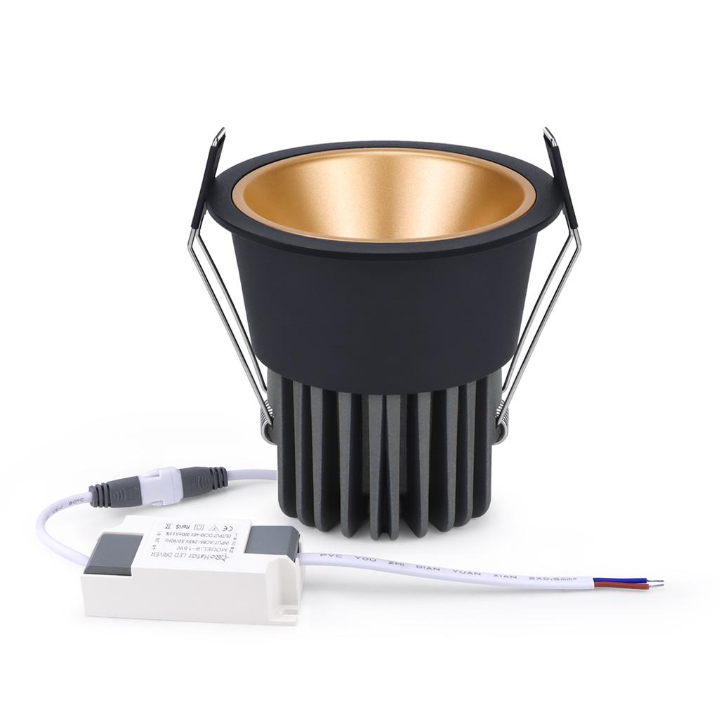 7W 12W COB LED Downlight Aluminium Spotleuchte Einbau Deckenlampe 110V-220V Für Zuhause Wohnzimmer Küche Vitrinenbeleuchtung