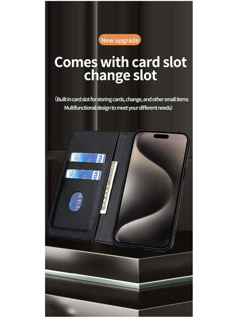 Magnetic Flip Phone Case for Google Pixel 6A/7A/8A - Drop-Proof 5G Protective Cover