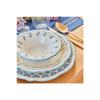 Mabel Stoneware 24 Piece Dinner Set For 6 Persons Blue