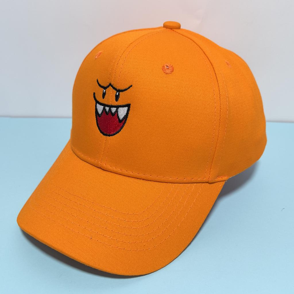 Cartoon Monster Embroidery Baseball Cap, Unisex Adjustable Cotton Dad Hat, Cute Summer Sun Hat For Daily Wear