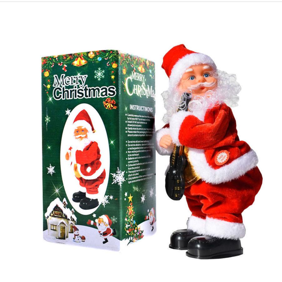 European Christmas Climbing Santa Electric Toy and Decoration