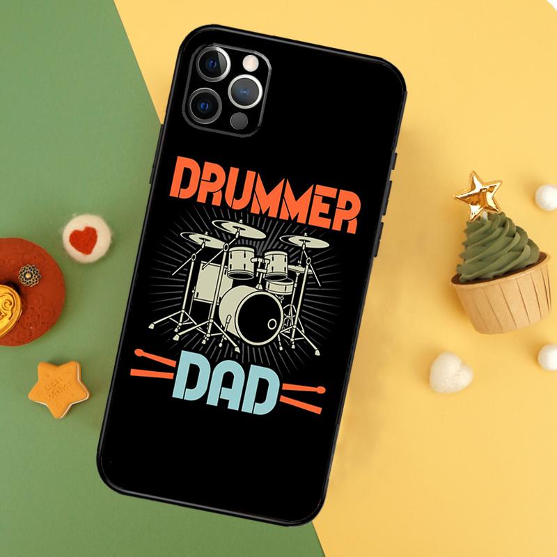 Drum Drummer Music DJ Phone Case For iPhone 17 Pro Max 17Air 16E 15 14 13 12 11 16 Pro Max Mini Shockproof Cover