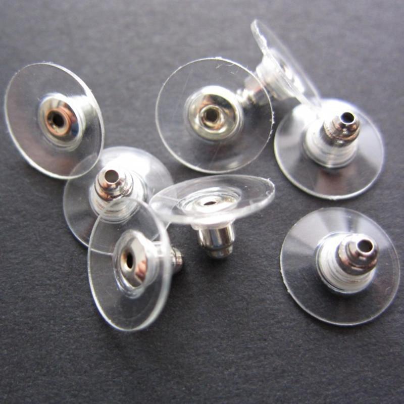 appr. 100pcs/pck Alloy Earring Backs Stoppers Earnuts Earring Plugs Gold Findings Jewelry DIY Accessories