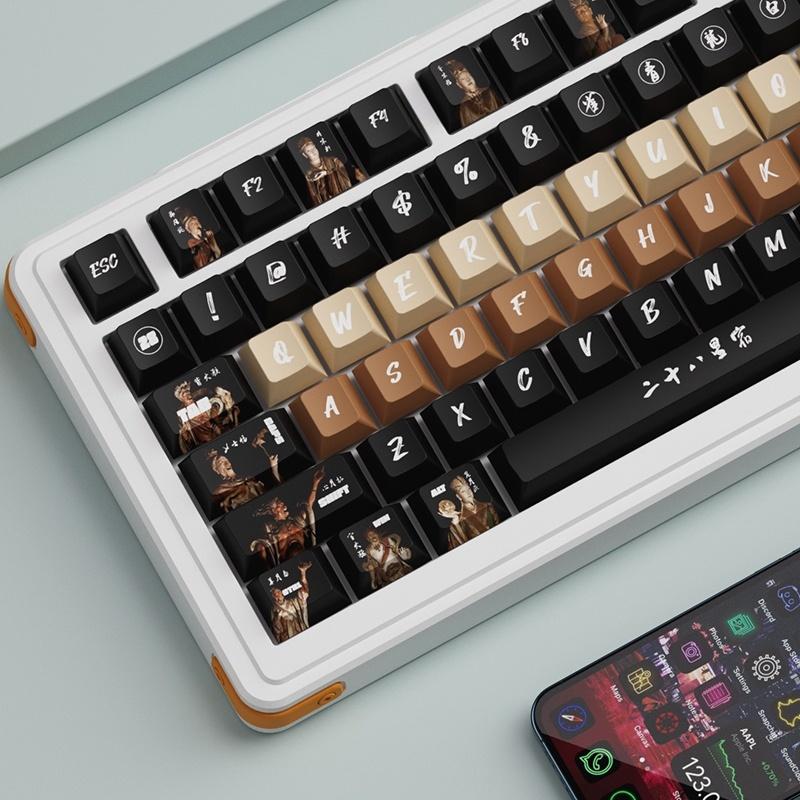 28 Constellation Keycaps Pbt Sublimation Moa High Mechanical Keyboard Personality Diy Chinese Style Keycaps 131Keys