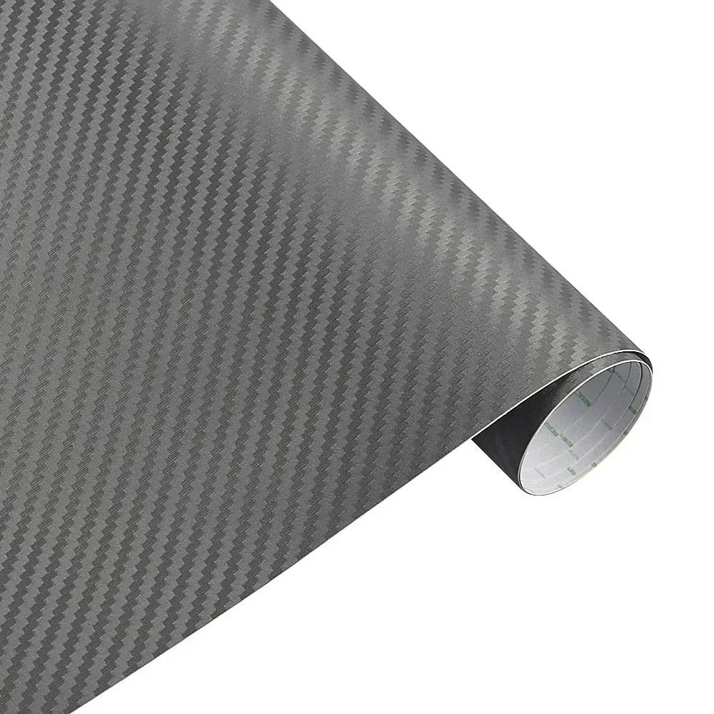 25cmx200cm 3D Carbon Fiber Vinyl Film Car Motorcycle Sticker Waterproof Decorative Adhesive Protector Film Car Accessories