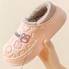Fashion Litfun Plush Lining Women's Slippers Waterproof EVA Lightweight Slides Fluffy Indoor Slides Furry Warm Cozy Slippers For Women