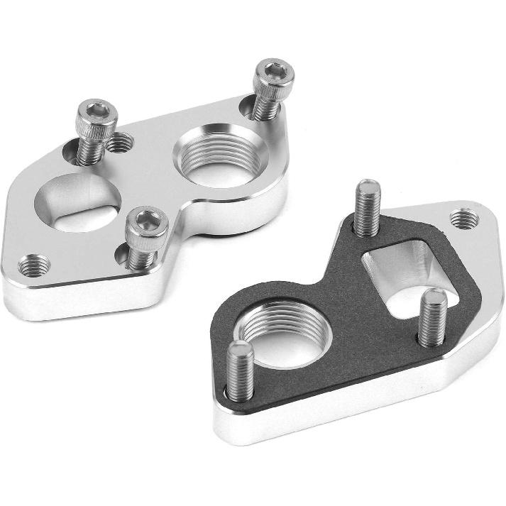 EVGATSAUTO Electric Adapter, Electric Adapter Plates Converts Pump to LS Engine Replacement For LS Engines All Yearsc