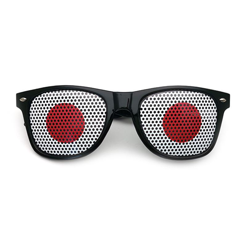 New Unisex Black Frame 42 Countries Flag Sun Glasses Decorative Spectacles Eyeglasses Frames for Party Women Men Sunglasses