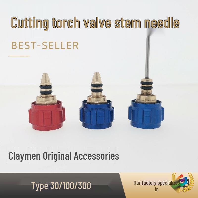 Cutting Gun Nut Cap & Valve Needle Device: Two-Way Fitting Handle & Torch Accessories for Type 100 & Type 30