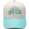 LOVE CLUB three-dimensional embroidery color matching truck driver hat male couple female casual sunshade baseball cap