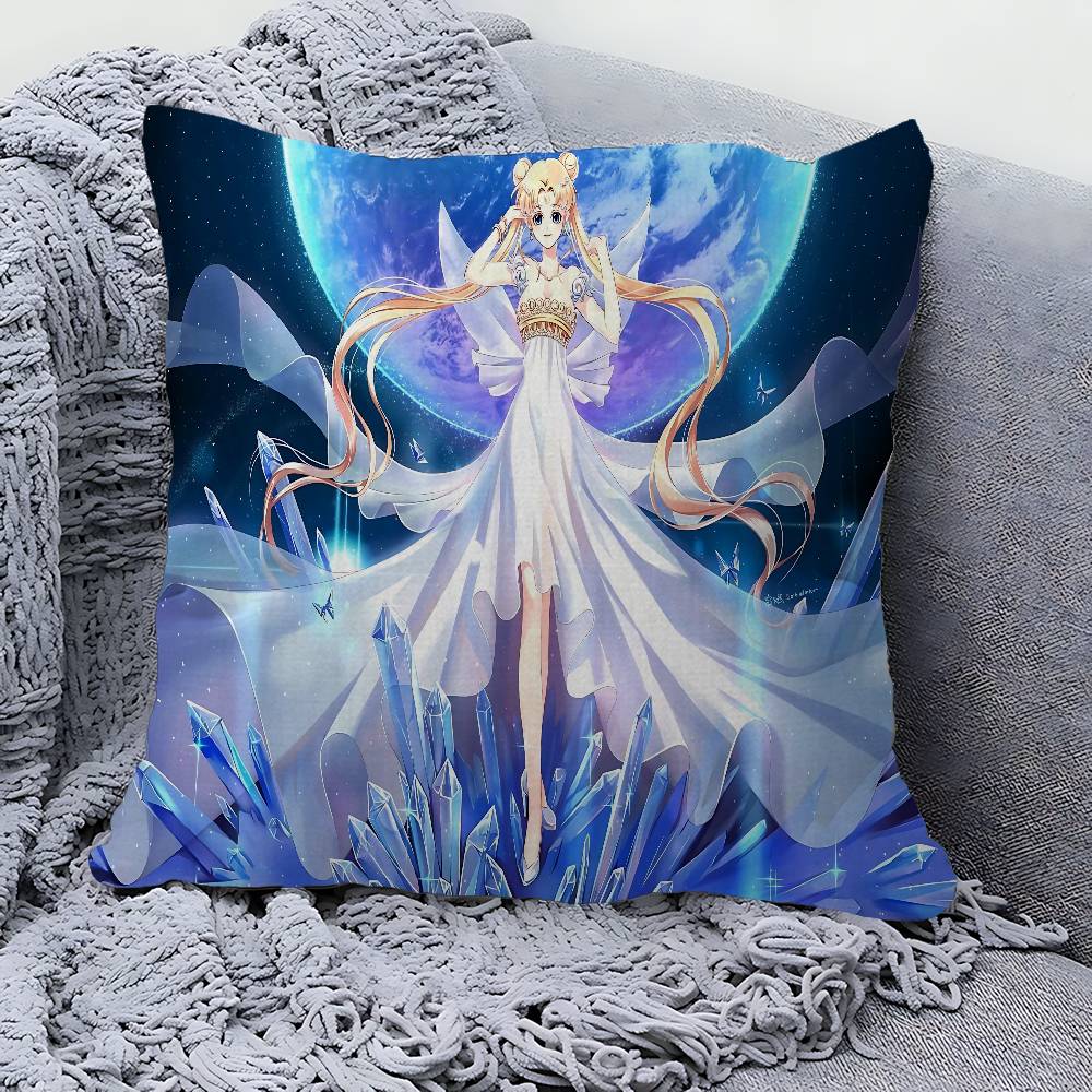 Anime R-Role S-Sailor M-Moon Pillow Gift Home Office Decoration Pillow Bedroom Sofa Car Cushion Coverpillow Case