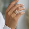 2026 New Shining Zirconia Stacking Rings for Women Exquisite Cubic Zirconia Fingers Ring Elegant Brilliant Jewelry for Weddings