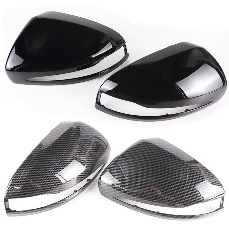 Black Side Mirror Caps For Mercedes Benz W205 W222 W213 W238 X205 X253 C217 W463 C253 W253 Cover C S GLC E G Class AMG Replace