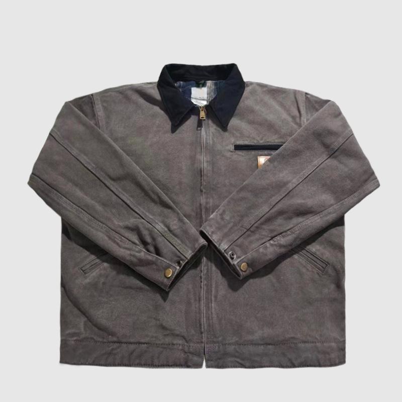 Carhartt J97 Unisex Distressed Workwear Zippered Jacket