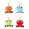 Portachiavi Pendente Rana in Pelle Creativo Portacarte a Forma di Rana Carino Portachiavi Fascino Portatile Anti-Perdita per Borsa Accessori Zaino Scolastico Piccoli Regali