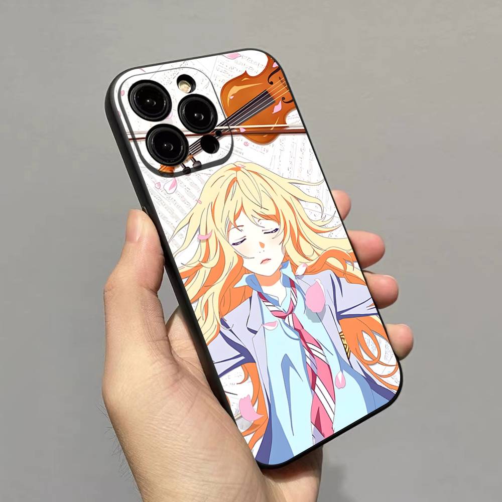 Your Lie In April Phone Case For IPhone 17 16 15 14 11 12 13 Pro Max Plus Mini Soft Back Cover