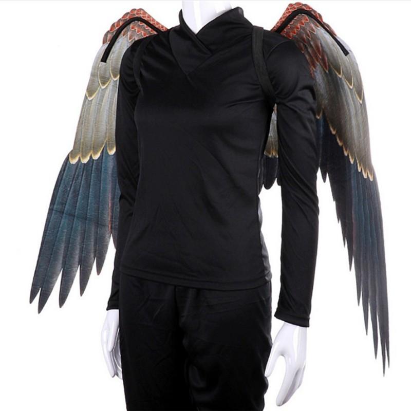 Halloween 3D Engel Teufel Große Flügel Mardi Gras Themenparty Cosplay Zubehör Erwachsene Große Schwarze Flügel Kostüm